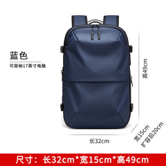 Vacuum compression backpack Men's backpack Large capacity business trip computer bag multi-function travel bag compression bag