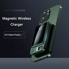 Portable Wireless Magnetic Power Bank 50000mAh – 22.5W Fast Charging for iPhone, Samsung & Huawei