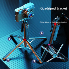 360°  Portable Camera Tripod with Wireless Bluetooth Remote